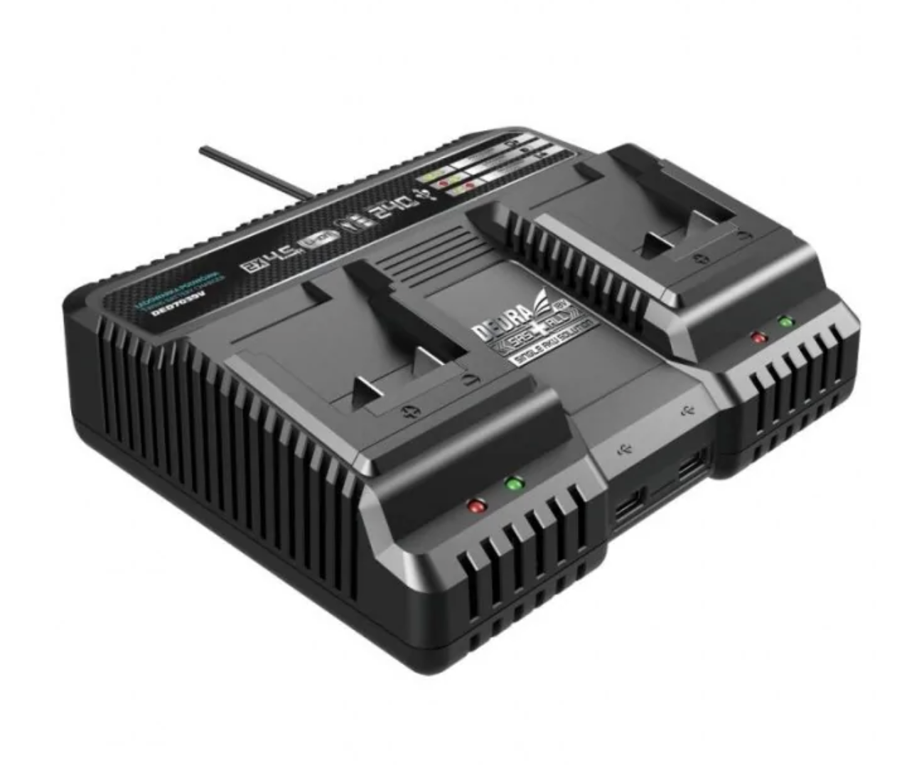 Fast dual charger for 18V SAS+ALL battery